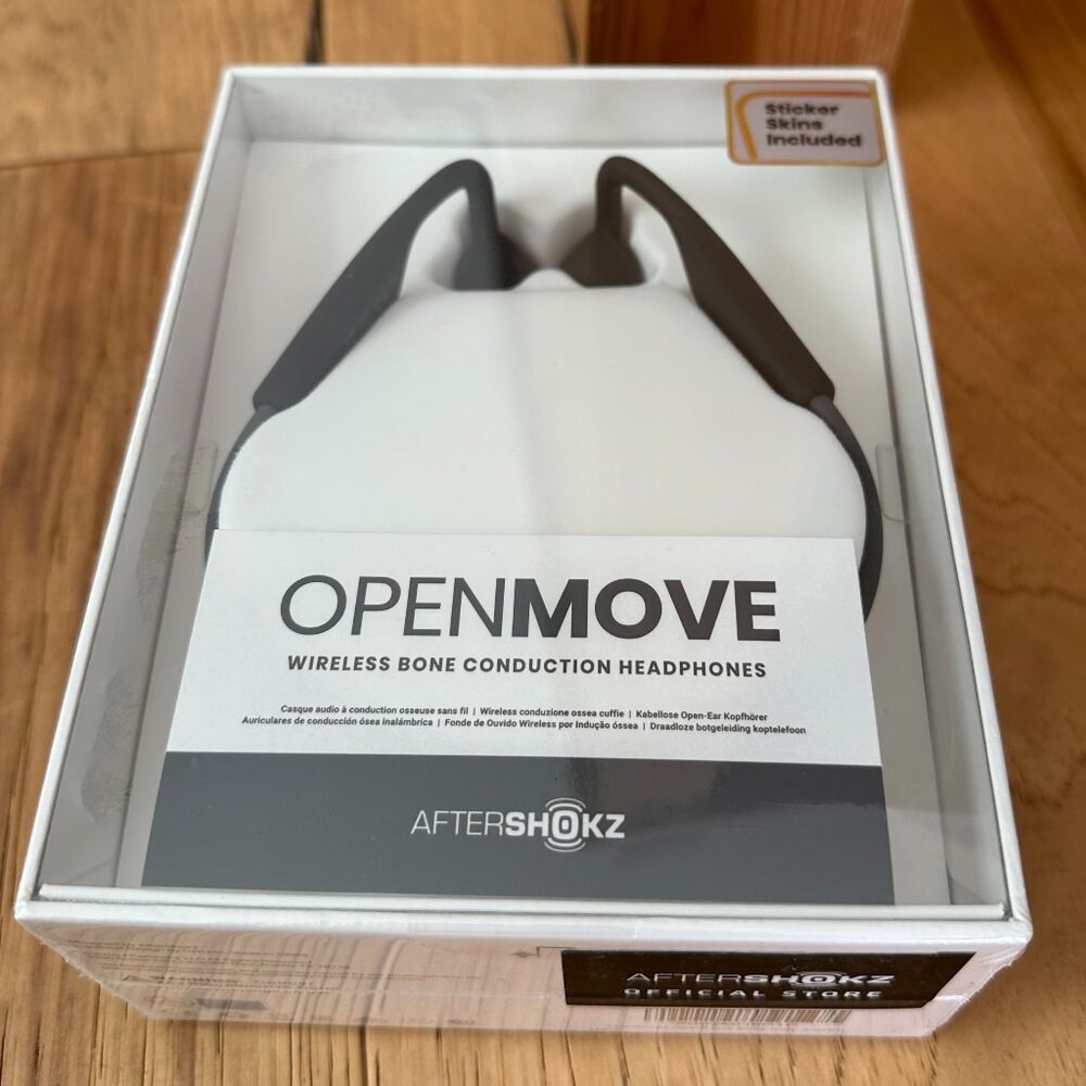Aftershokz Open Move Wireless Bone Conduction Headphones